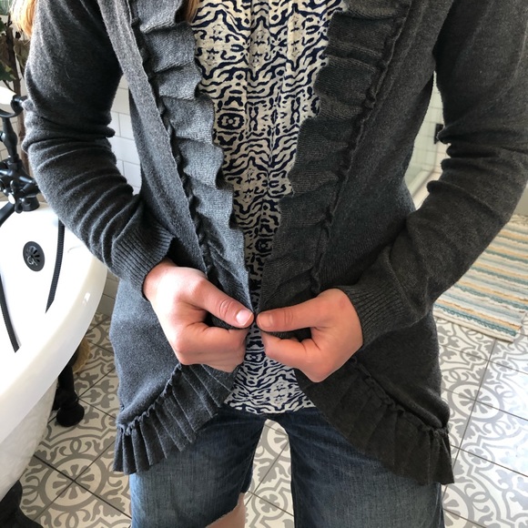 Long gray cardigan - Picture 3 of 3